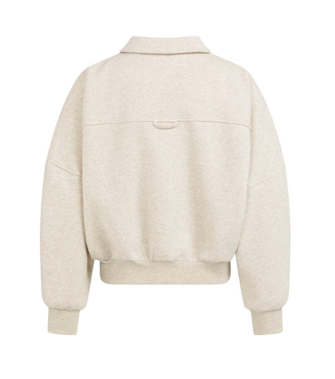 Yaya Sweatvest met zakken 990552 Slate grey melange