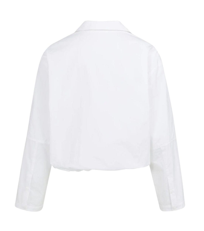 Yaya Ballon blouse met rits 00000 Pure white