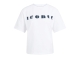 Yaya Boyfriend T-shirt met print 000001 Pure white dessin