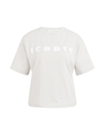 Yaya Boyfriend T-shirt met print 300051 Temple gray dessin