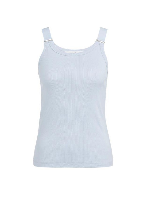 Yaya Singlet met ringdetails 99048 Ice blue