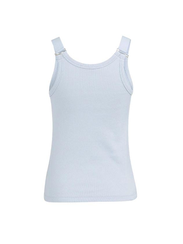 Yaya Singlet met ringdetails 99048 Ice blue