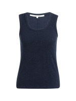 Yaya Geribd singlet met ronde hals 93923 Navy blazer blue