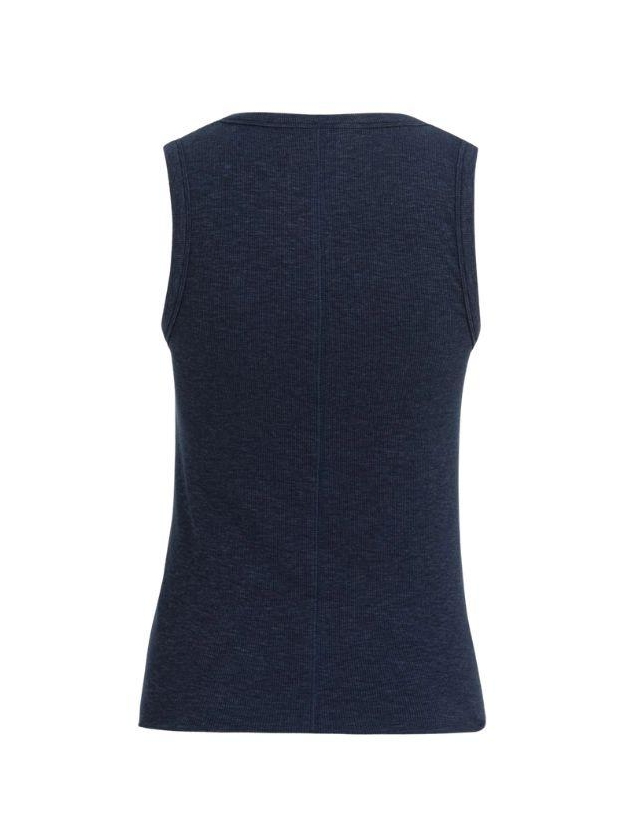 Yaya Geribd singlet met ronde hals 93923 Navy blazer blue