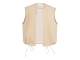 Yaya Mouwloos zomerjack 99052 Desert beige