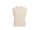 Yaya Textured sleeveless sweater 99067 Cloud creme white