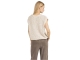 Yaya Textured sleeveless sweater 99067 Cloud creme white