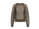Yaya Mesh stitch raglan sweater 99070 Washed brown