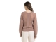 Yaya Mesh stitch raglan sweater 71516 Burlwood pink