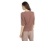 Yaya Batwing cardigan in textured k 715162 Burlwood pink melange