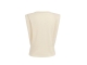 Yaya Shoulder detail cardigan with 99067 Cloud creme white
