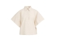 Yaya Blouse with sleeve detail 99067 Cloud creme white