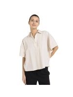 Yaya Blouse with sleeve detail 99067 Cloud creme white