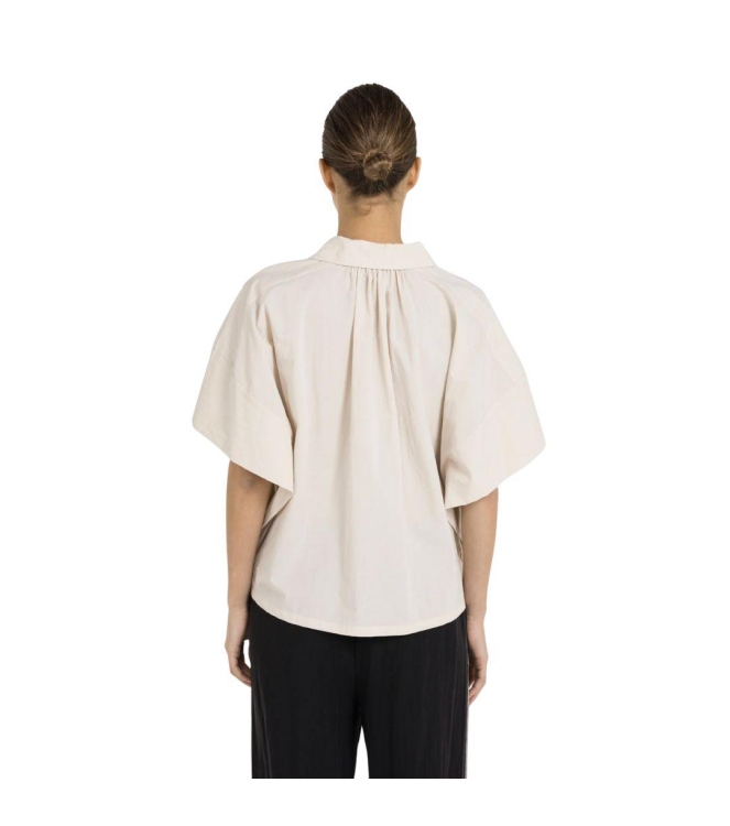 Yaya Blouse with sleeve detail 99067 Cloud creme white