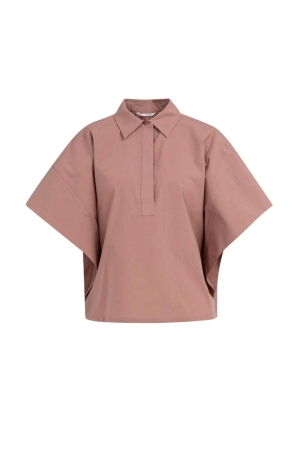 Yaya Blouse with sleeve detail 71516 Burlwood pink