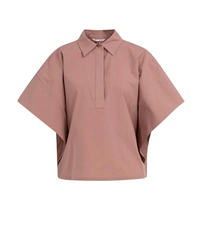 Yaya Blouse with sleeve detail 71516 Burlwood pink