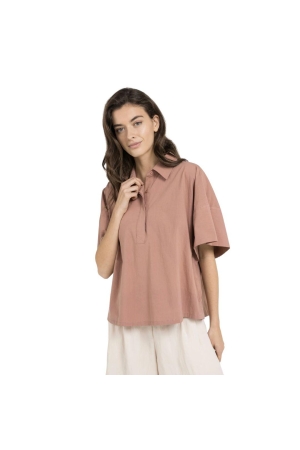 Yaya Blouse with sleeve detail 71516 Burlwood pink