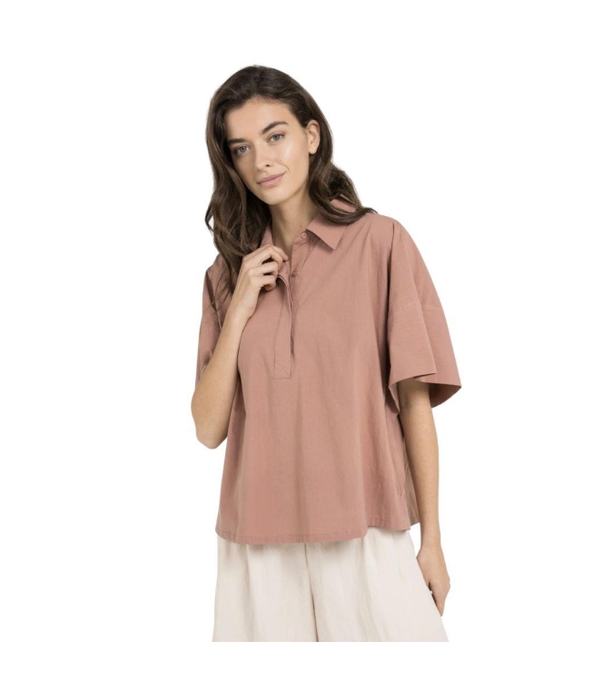 Yaya Blouse with sleeve detail 71516 Burlwood pink