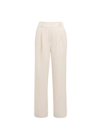 Yaya Woven wide leg trousers - L32 99067 Cloud creme white