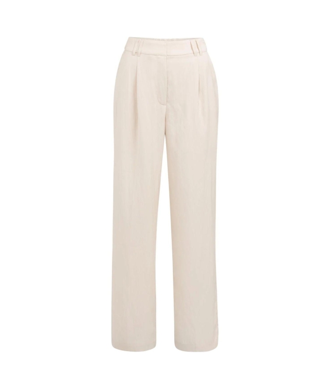 Yaya Woven wide leg trousers - L32 99067 Cloud creme white