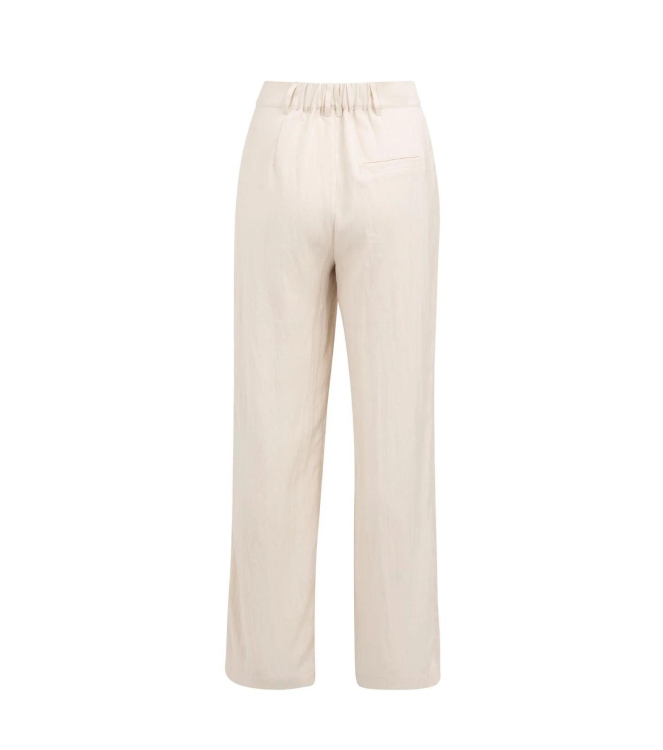 Yaya Woven wide leg trousers - L32 99067 Cloud creme white