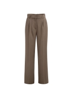 Yaya Woven wide leg trousers - L32 99070 Washed brown