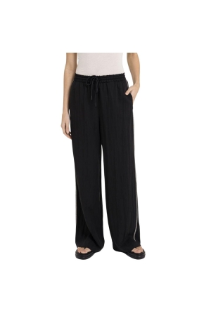 Yaya Woven wide leg trousers - L32 00001 Black