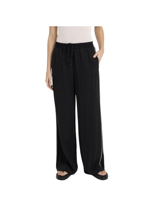 Yaya Woven wide leg trousers - L32 00001 Black