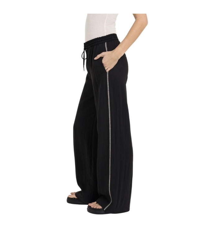 Yaya Woven wide leg trousers - L32 00001 Black