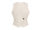 Yaya Woven gilet with asymetrical c 99067 Cloud creme white