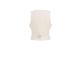 Yaya Woven gilet with asymetrical c 99067 Cloud creme white