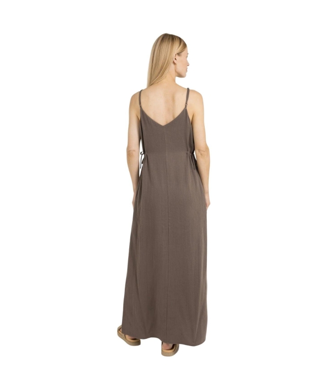 Yaya Strappy dress with drawstrings 99070 Washed brown