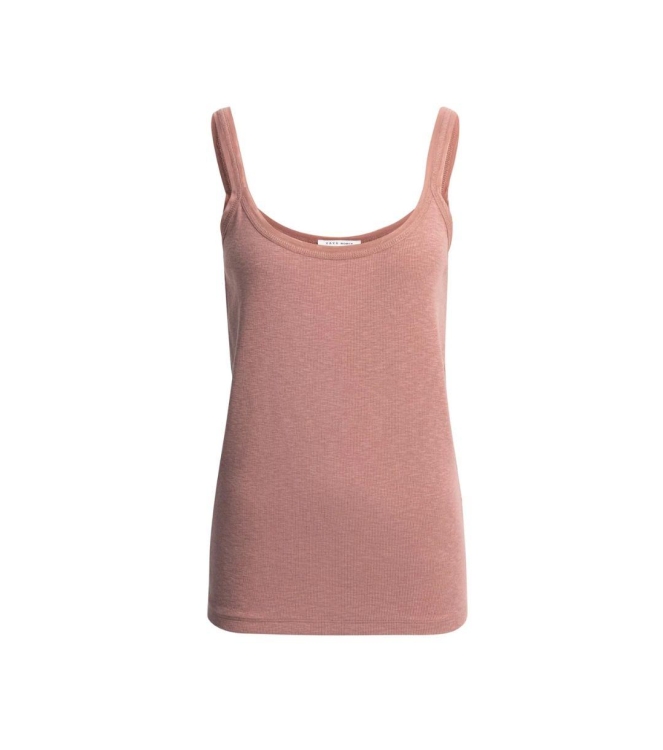 Yaya Singlet with mesh edge 71516 Burlwood pink