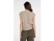 Yaya Towel knit sleeveless sweater 611404 Crockery brown