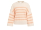 Yaya Mixing textured sweater with s 313072 Peach palazzo orange mel