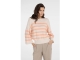 Yaya Mixing textured sweater with s 313072 Peach palazzo orange mel