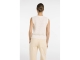 Yaya Textured sleeveless cardigan w 99058 Creme beige