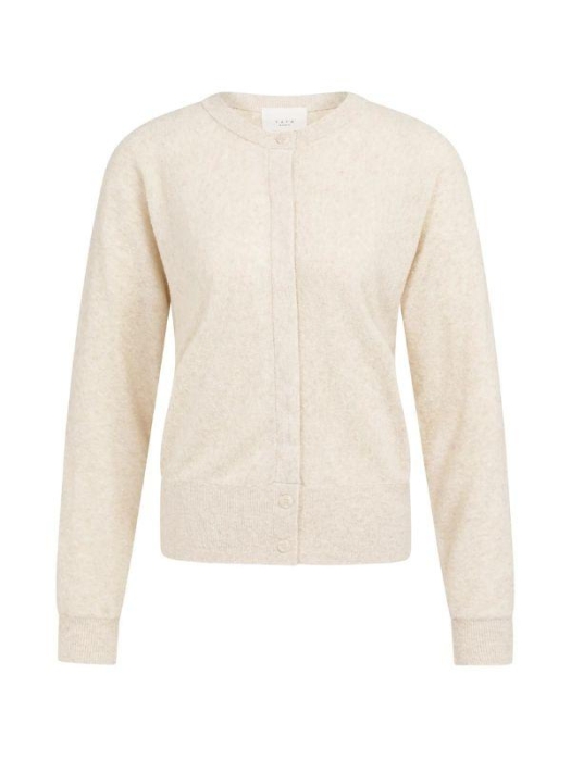 Yaya Towel knitted cardigan 990582 Creme beige melange