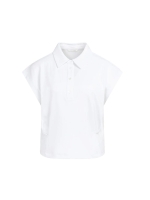 Yaya Jersey blouse with darts 00000 Pure white