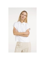 Yaya Jersey blouse with darts 00000 Pure white