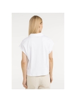 Yaya Jersey blouse with darts 00000 Pure white