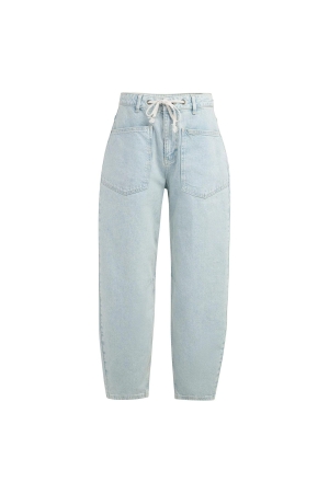 Yaya Colored worker denim w. cord 99060 Light denim