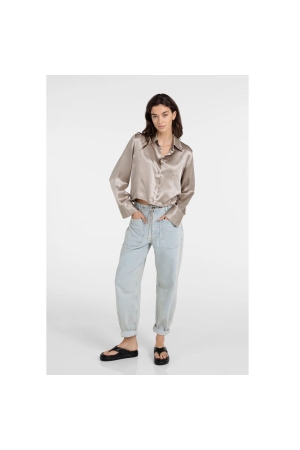 Yaya Colored worker denim w. cord 99060 Light denim