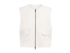 Yaya Sleeveless woven jacket with b 99064 Ivory white
