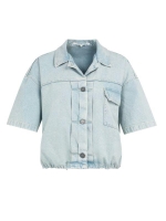 Yaya Colored worker denim jacket 99060 Light denim