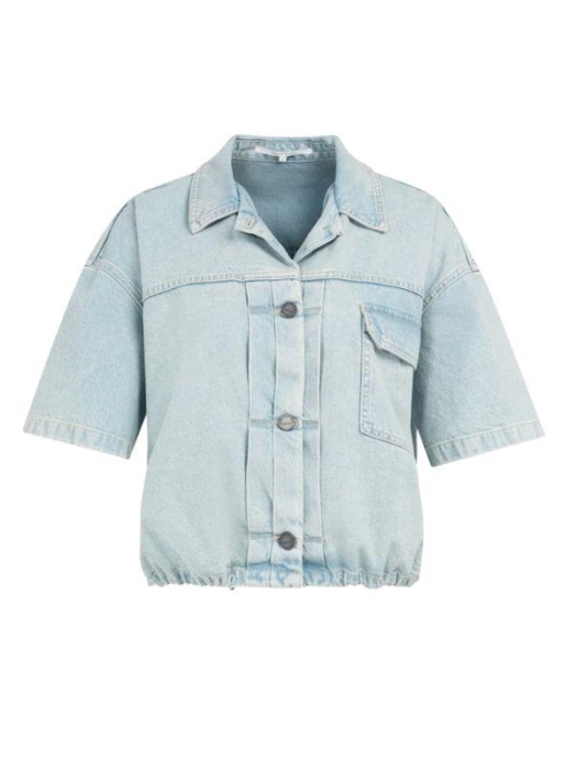 Yaya Colored worker denim jacket 99060 Light denim