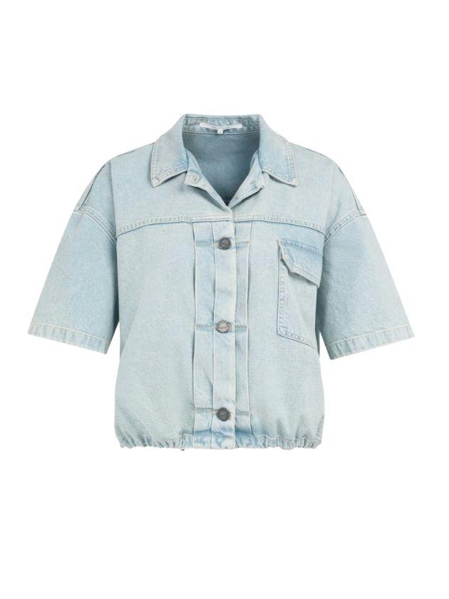 Yaya Colored worker denim jacket 99060 Light denim