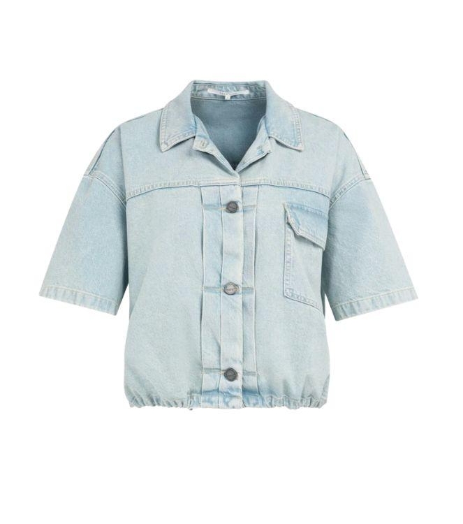 Yaya Colored worker denim jacket 99060 Light denim