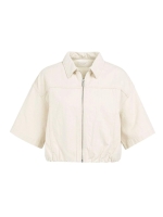Yaya Denim look jacket 99067 Cloud creme white
