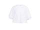 Yaya Woven balloon t-shirt 00000 Pure white